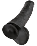 King Cock 15" Cock w-Balls - Black