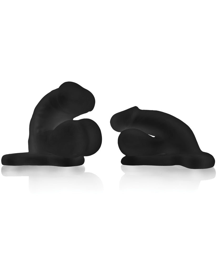 Perfect Fit Buck Angel Fun Boy Soft Hollow 4.5" Strap On Packer - Black