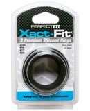 Perfect Fit Xact Fit 3 Ring Kit S-M-L - Black
