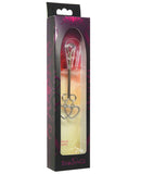 Bijoux de Nip Clit Clamp Double Loop w-Heart Charms