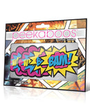 Peekaboos Wham-Bam Superhero Pasties - 2 Pair