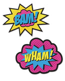 Peekaboos Wham-Bam Superhero Pasties - 2 Pair
