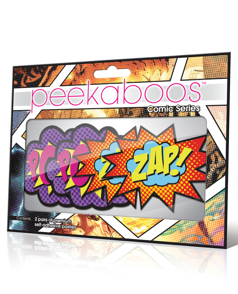 Peekaboos Pow-Zap Superhero Pasties - 2 Pair