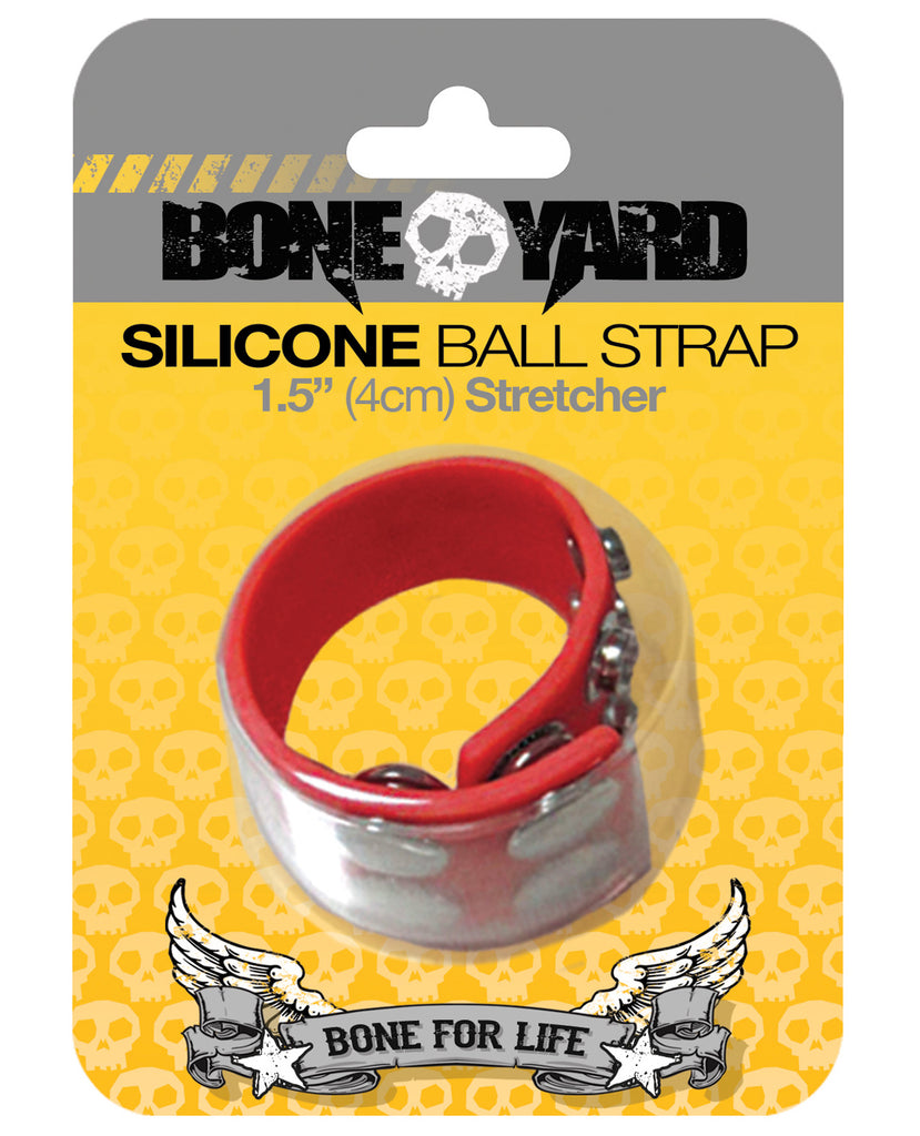 Boneyard Ball Strap - Red