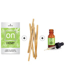 Sensuva ON Hemp Oil Infused Female Arousal Oil 12pc Refill Kit w-Tester Bottle & Stir Sticks