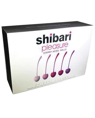Shibari Pleasure Cherry Kegel Balls - Pack of 5