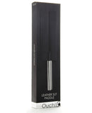 Shots Ouch Leather Slit Paddle - Black