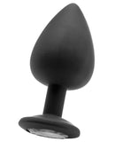 Shots Ouch Large Diamond Buttplug - Black
