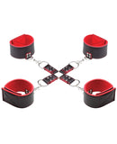 Shots Ouch Reversible Wrist Cuffs - Red