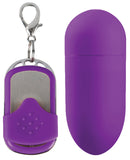 Shots Simplicity Macey Large Remote Control Vibrating Egg - 10 Speeds Purple