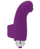 Shots Simplicity Basile Finger Vibrator - 10 Speed Purple