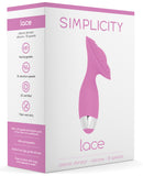 Shots Simplicity Lace Rechargeable Clitoral Vibrator - 10 Speed Pink