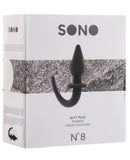 Shots Sono 4" Butt Plug w-Tail #8 - Black