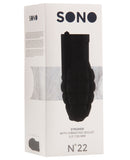 Shots Sono Stroker w-Vibrating Bullet #22 - Black