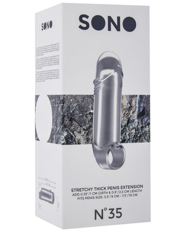 Shots Sono Stretchy Penis Extenstion #35 - Transparent