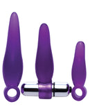 Frisky Fanny Fiddlers 3 Pc Finger Rimmer Set w-Vibrating Bullet