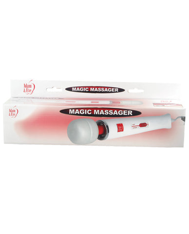 Adam & Eve Magic Massager - White-Red