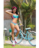 Underwire Push-Up Bra w/Removable Straps & Covered In Powernet
