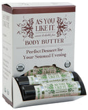 Organic Body Butter Display - .6 o Tube Peppermint Patty Display of 12