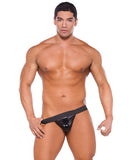 Zeus Wet Look Brief Black O-S