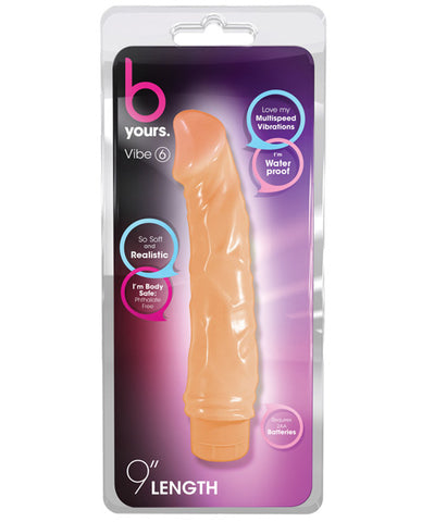 Blush Dr. Skin Vibe 9" Dong #6 - Beige