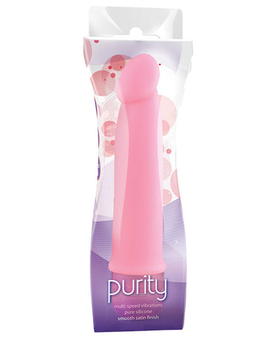 Blush Luxe Purity Silicone Vibrator - Pink