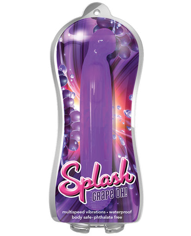Blush Splash Vibrator - Grape-Oh
