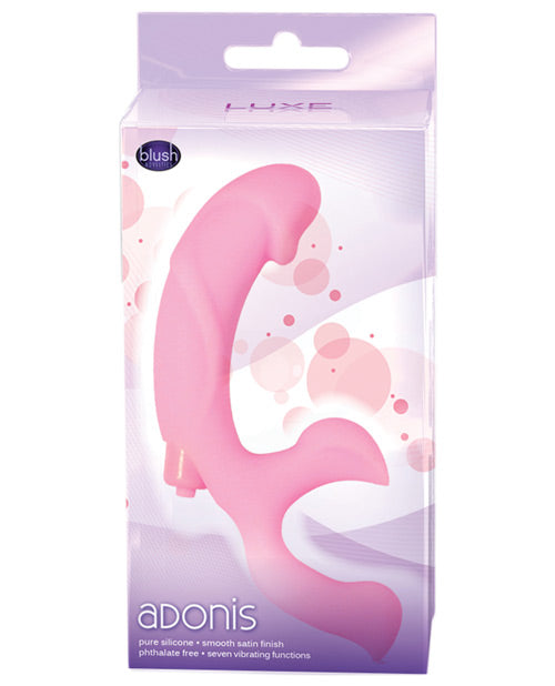 Blush Luxe Adonis G-Spot & Clitoral Stimulator - 7 Function Pink