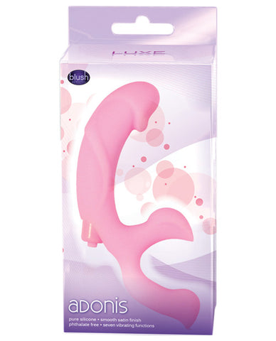 Blush Luxe Adonis G-Spot & Clitoral Stimulator - 7 Function Pink