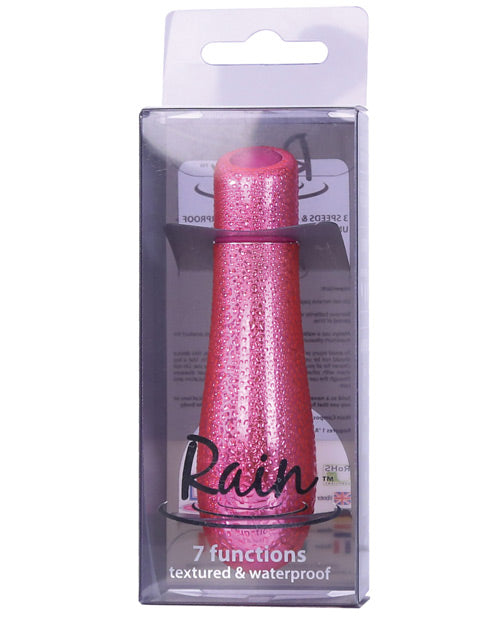 Rain 3.35" Vibe - 7 Function Pink