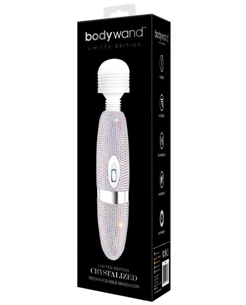 Bodywand Limited Edition Rechageable Crystalied - Silver
