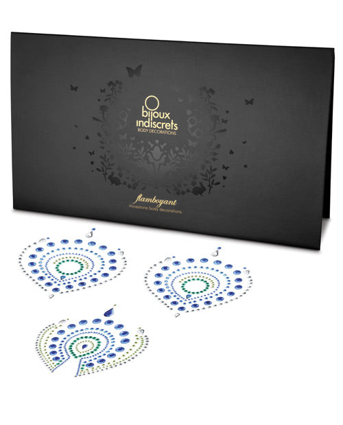 Bijoux Indiscrets Flamboyant Skin Jewelry - Green-Blue