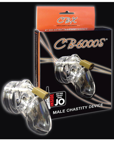 CB-6000 2 1-2" Cock Cage & Lock Set - Clear