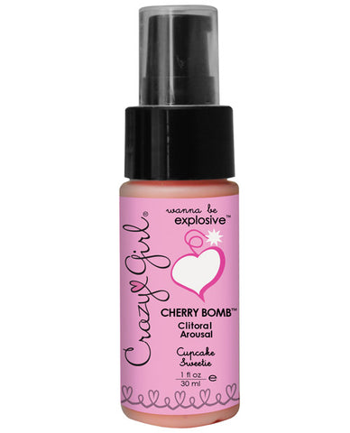 Crazy Girl Clitoral Arousal Gel - 1 oz Pump Bottle Cupcake Sweetie
