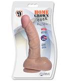 Curve Novelties Home Grown 9" BioSkin Cock - Latte