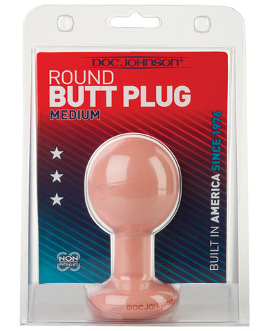 Round Butt Plug - Medium