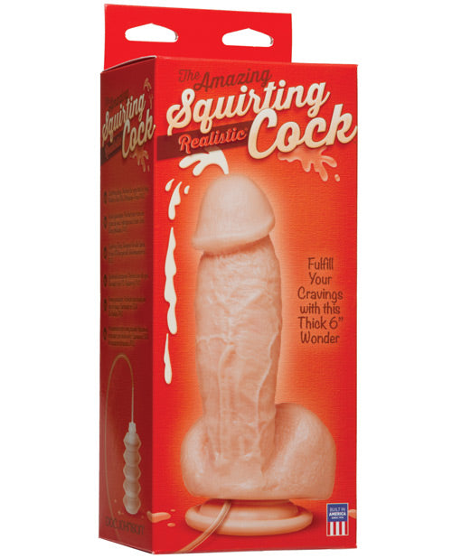 Squirting Realistic Cock w-Splooge Juice - Flesh