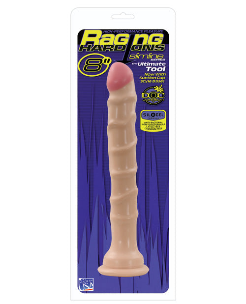 Raging Hard Ons Slimline 8" Dong w-Suction Cup