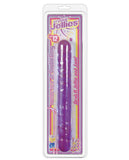 Crystal Jellies 12" Jr. Double Dong - Purple
