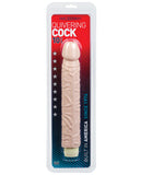 Quivering 10" Cock Vibe - White