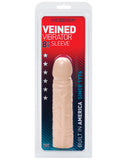 Veined 8" Vibrator Sleeve