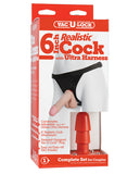 Ultra Harness 2 Set 2 w-6" Realistic Dong & Powder