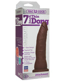 Vac-U-Lock Platinum Edition 7" Thin Dong - Black