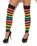 Neon Stripes Leggings Multi Color O-S
