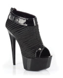 Ellie Shoes Somi 6" Pointed Steletto Heel w/2" Platform