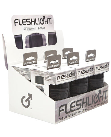Fleshlight Quickshot Boost - Black Display of 6