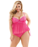 Curve Sasha Push Up Cami & Panty Set