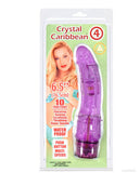 Crystal Caribbean Jelly Vibe #4  Waterproof - 10 Function Purple