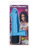 Pearl Shine 5.5" Vibe w-Balls - Blue