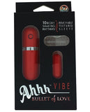 AHHH Vibe Bullet of Love w-Sleeve - Red